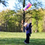 boy with kite